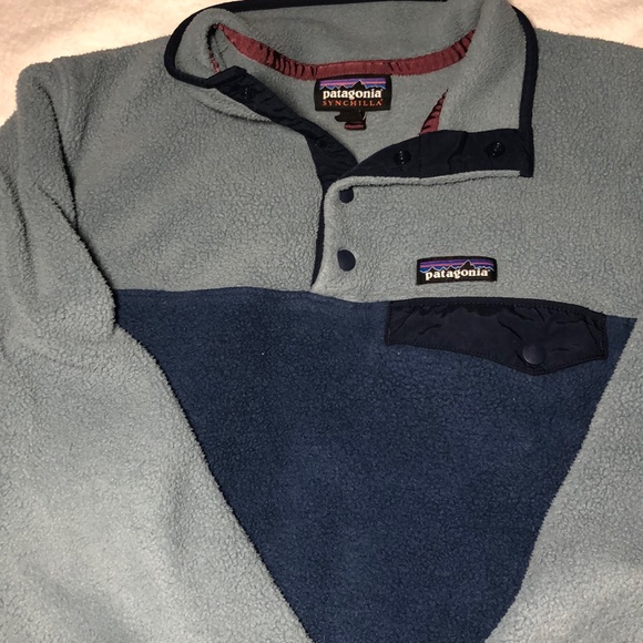 Patagonia Tops - Blue synchilla Patagonia